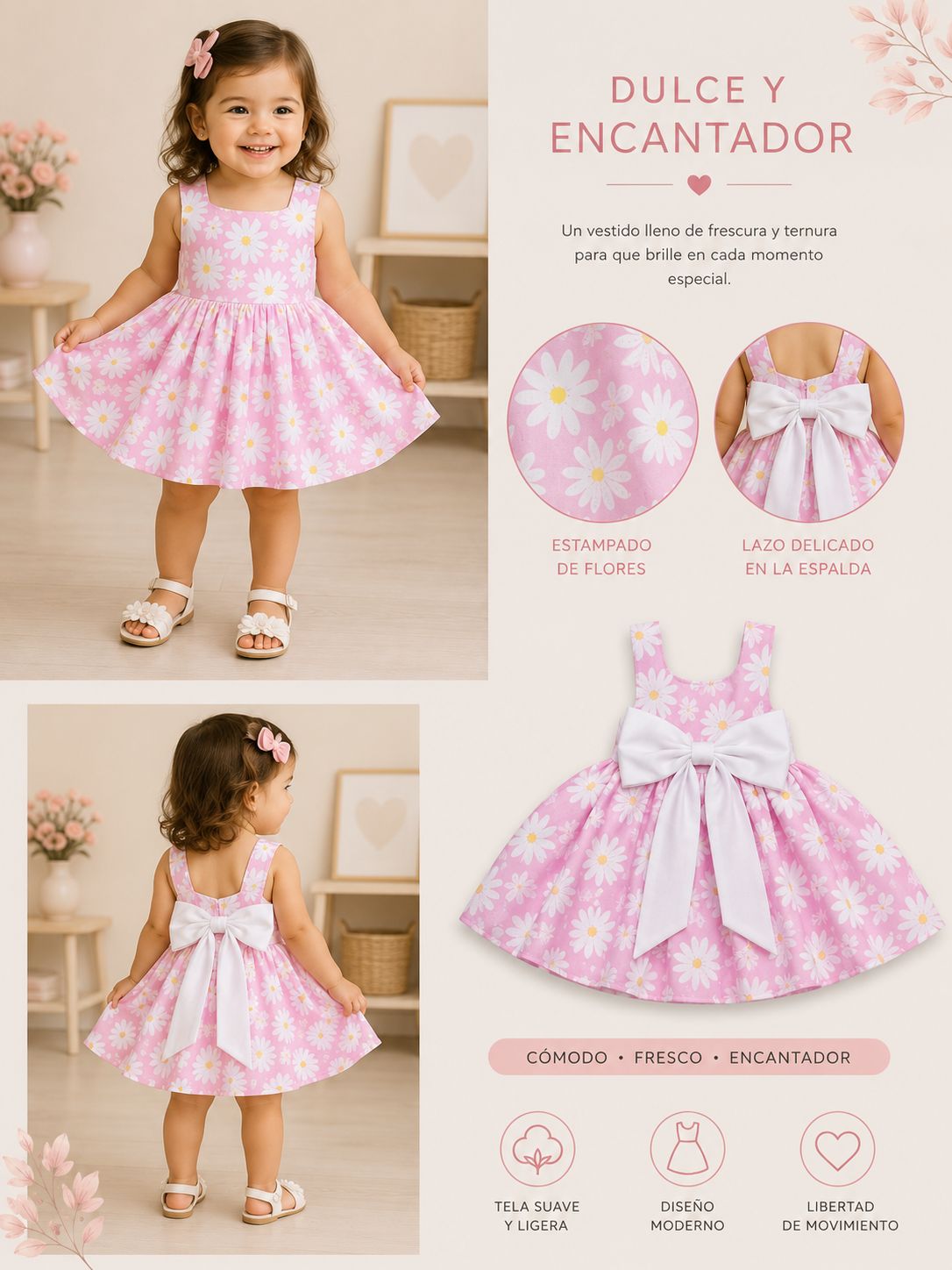 Vestido Margarita Bebé