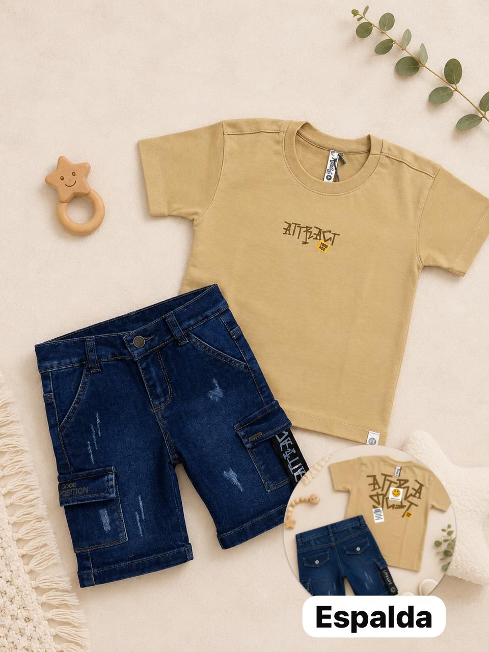 Conjunto Bermuda Bebé