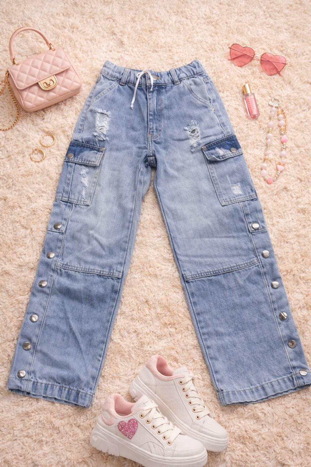 Jeans Niña Ref 8990