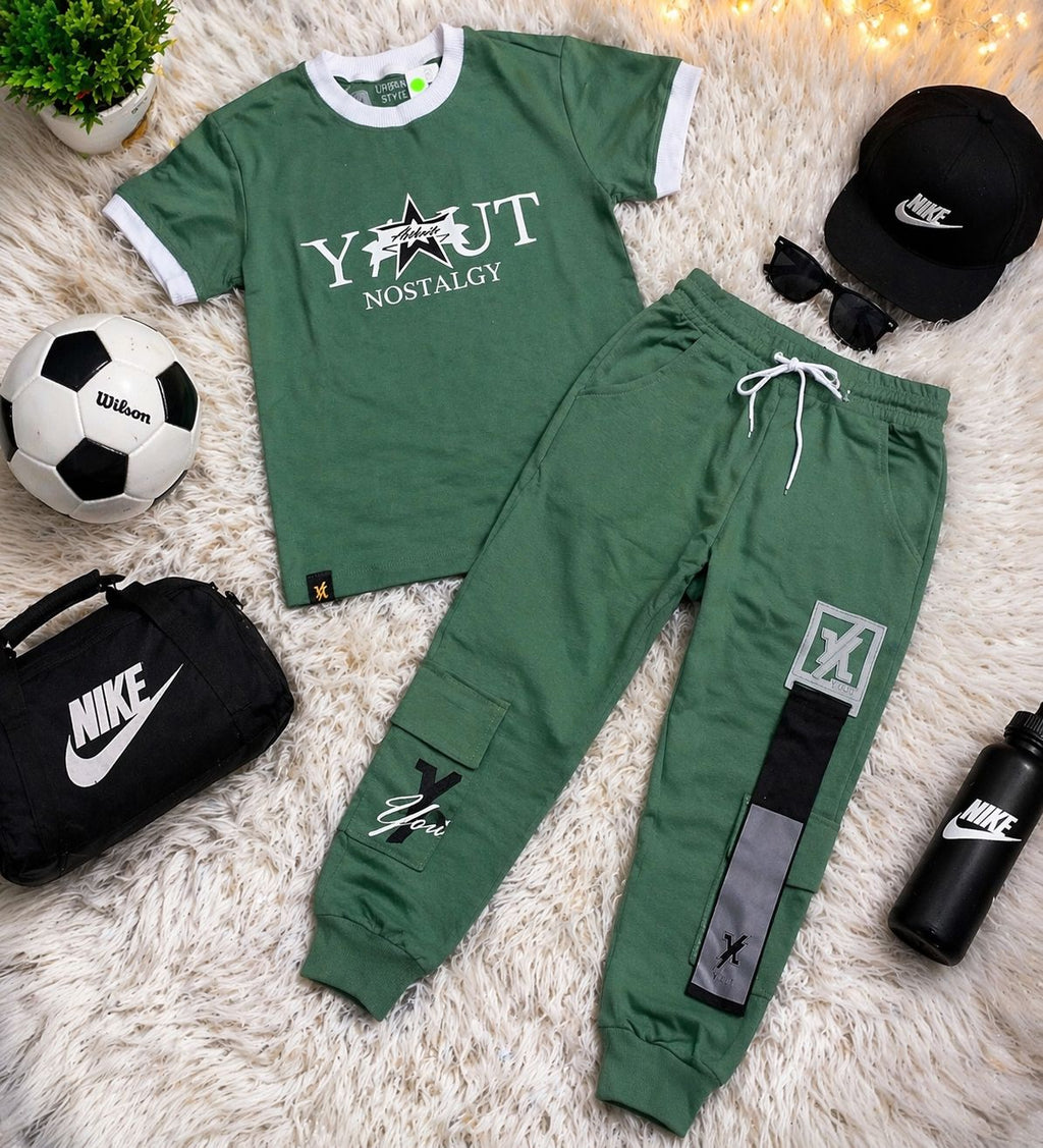 Conjunto deportivo largo niño Ref 8124
