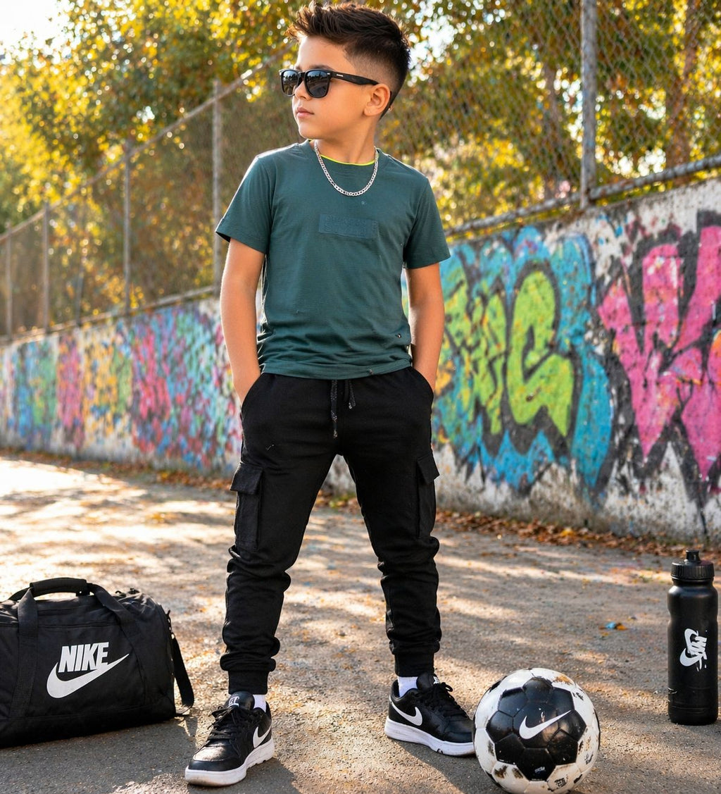 Conjunto deportivo largo niño Ref 429