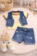 Conjunto trío short bebé RF 1993