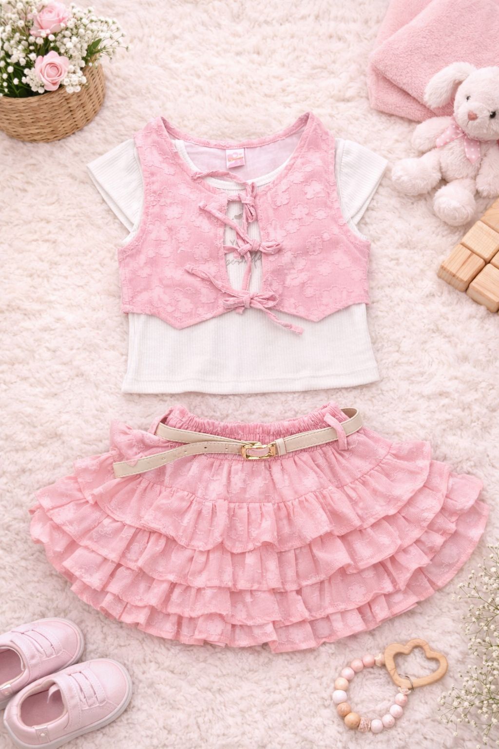 Conjunto falda bebé RF 855