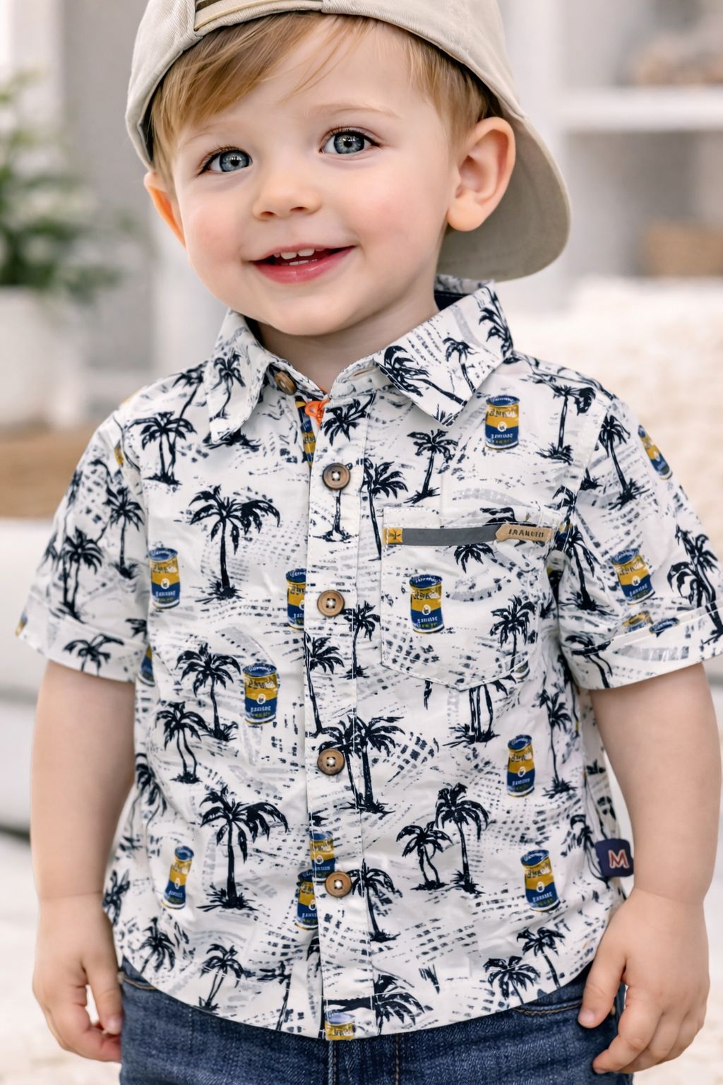 Camisa Manga Corta Bebé Ref C1422