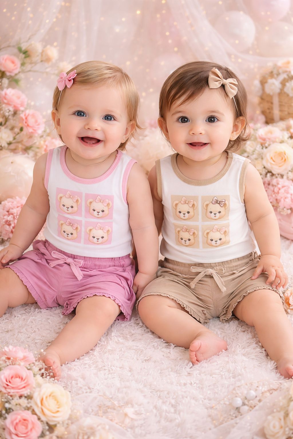 CONJUNTO SHORT PARA BEBE REF 30807
