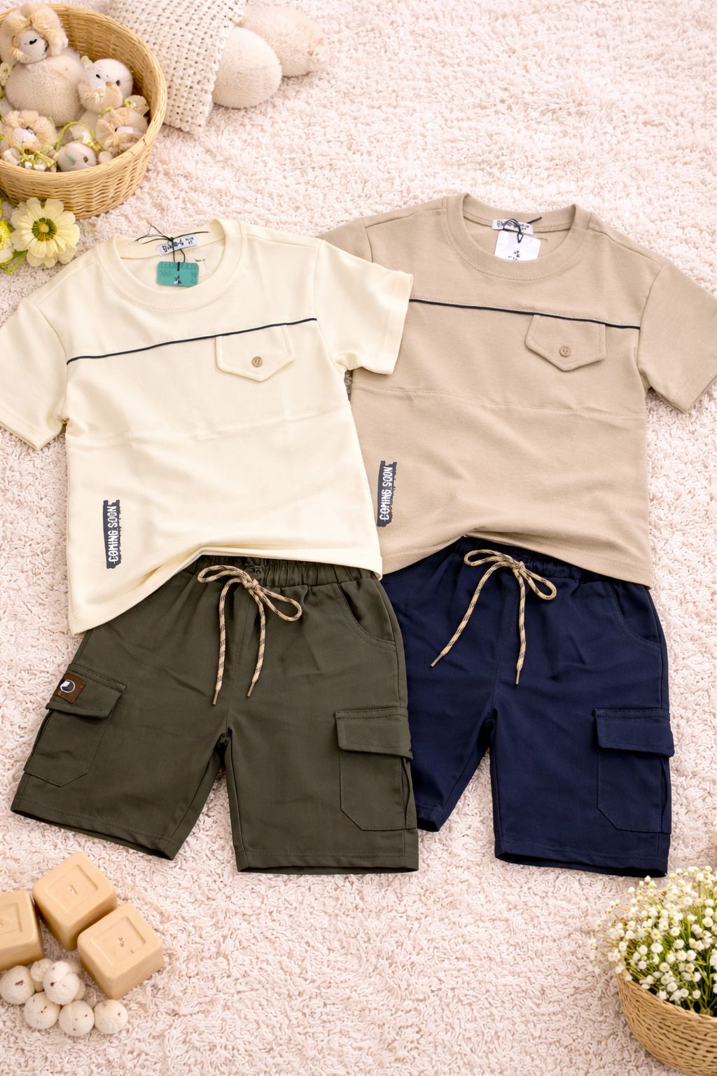 Conjunto Deportivo Corto Niño Ref  8161