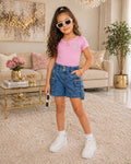 Conjunto Short Niña Ref 3191