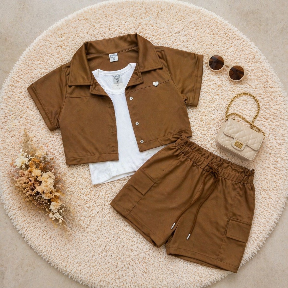 Trío Short Niña Ref 507056 Talla 14