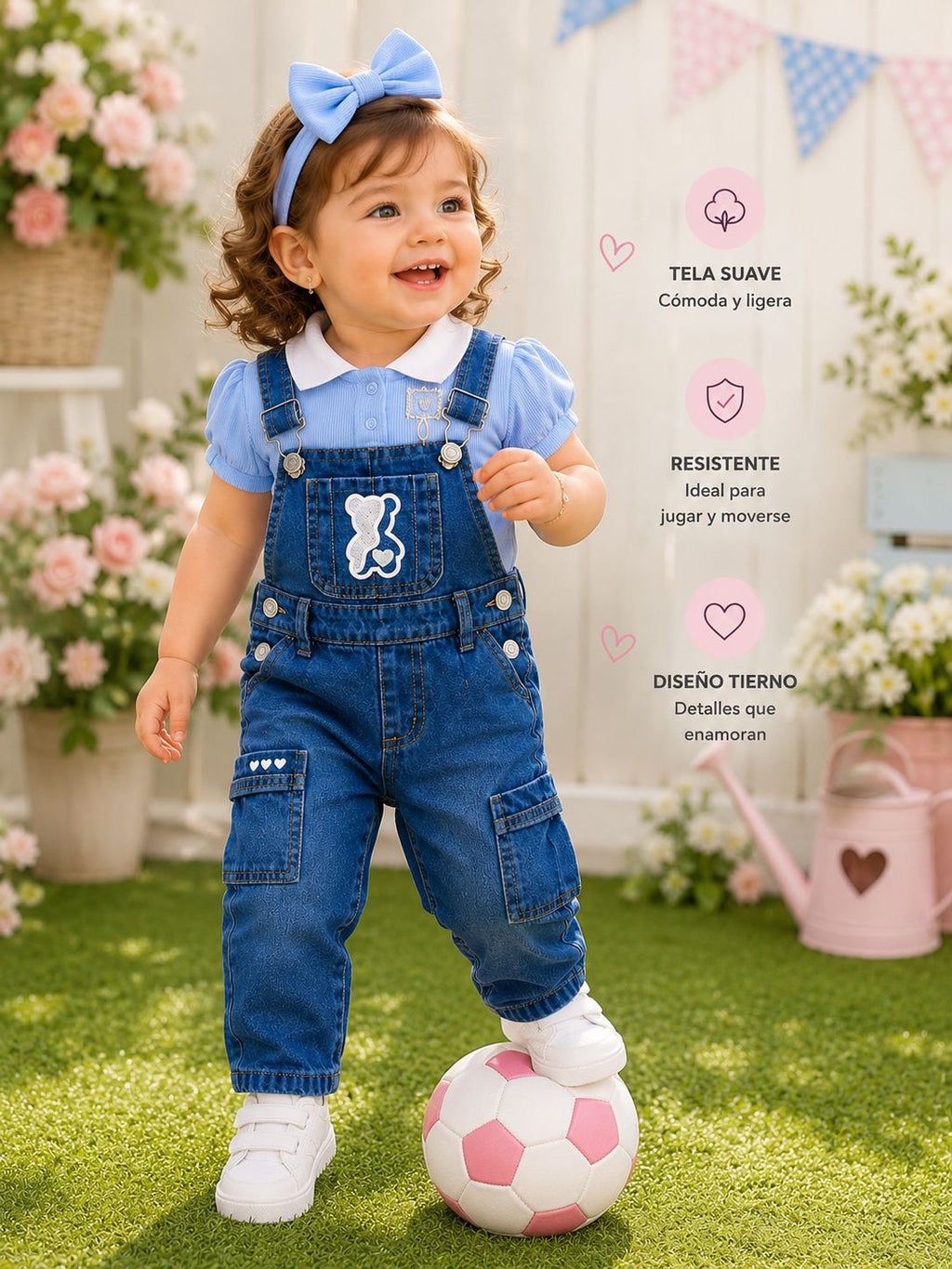 Conjunto Overol Bebé Ref 1986