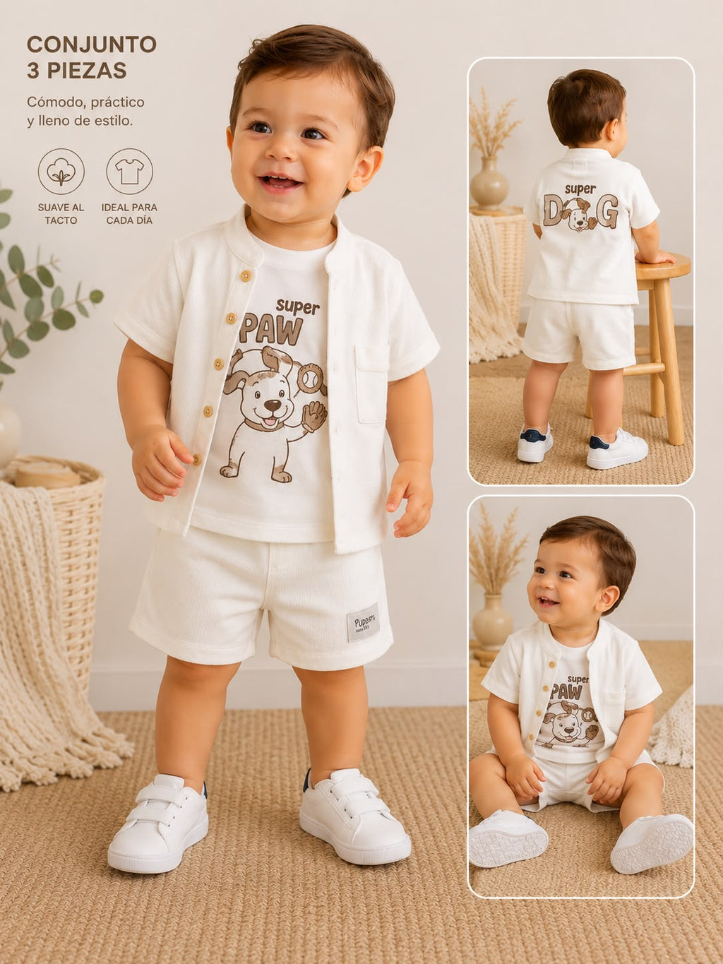 Trío Deportivo Corto Bebé Ref 51477