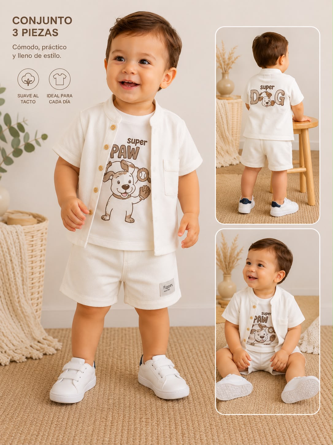Trío Deportivo Corto Bebé Ref 51477