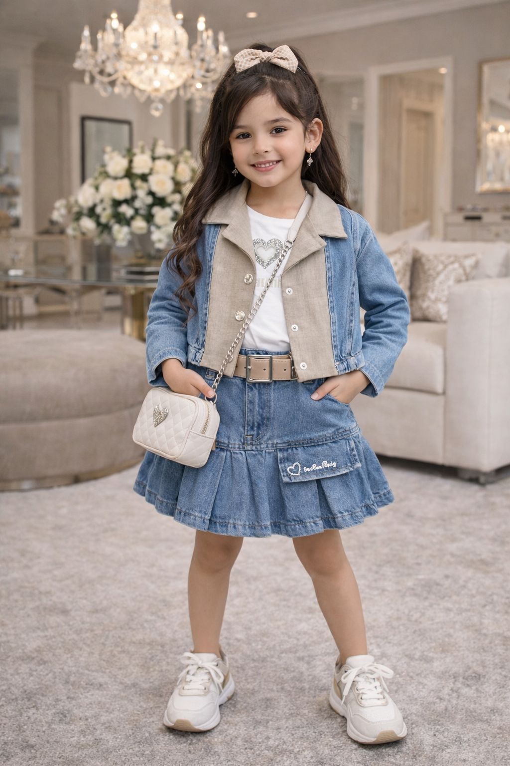 Conjunto Falda Niña Ref 3164