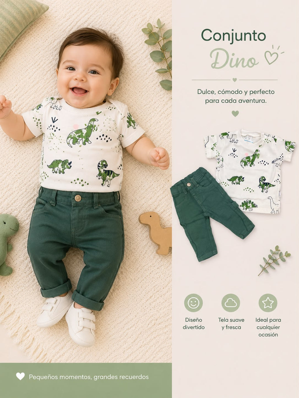 Conjunto Pantalón Bebé ref 51379