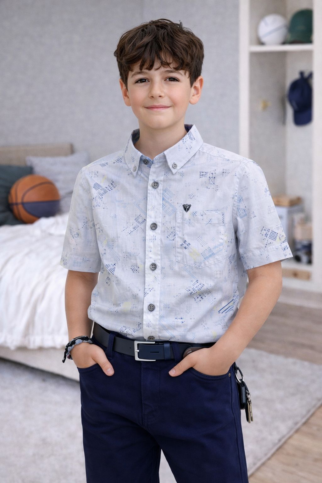 Camisa Manga Corta Ref 1224