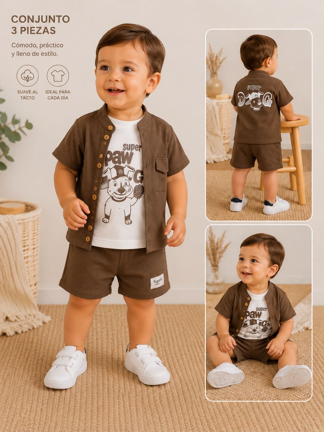 Trío Deportivo Corto Bebé Ref 51477