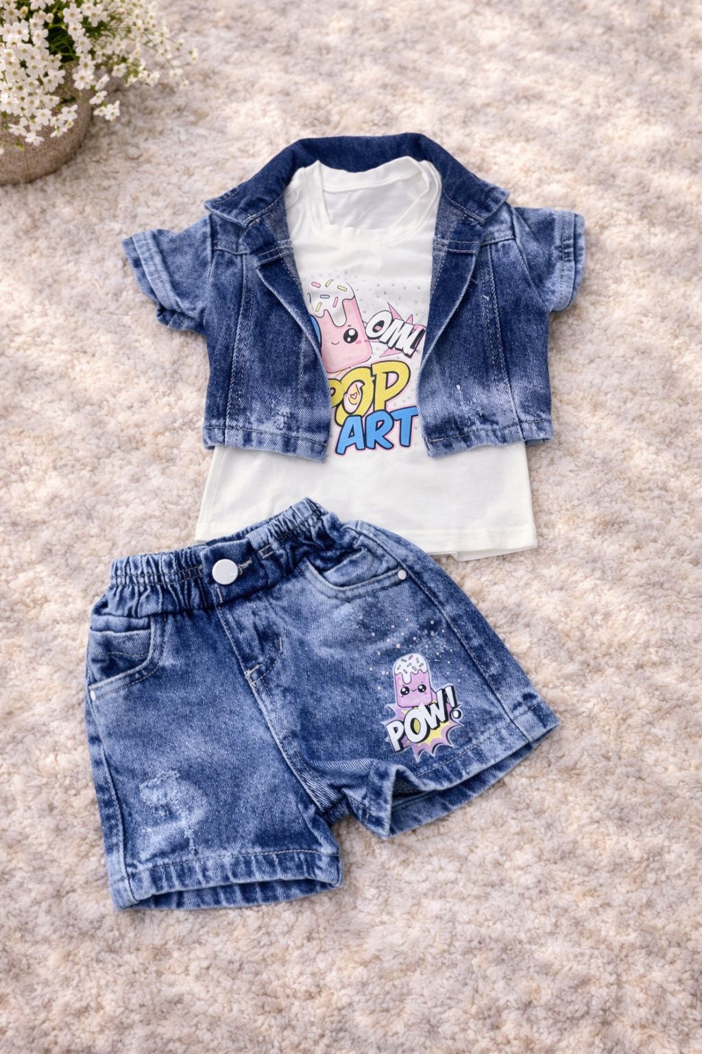 Conjunto Short Bebé Ref 13291