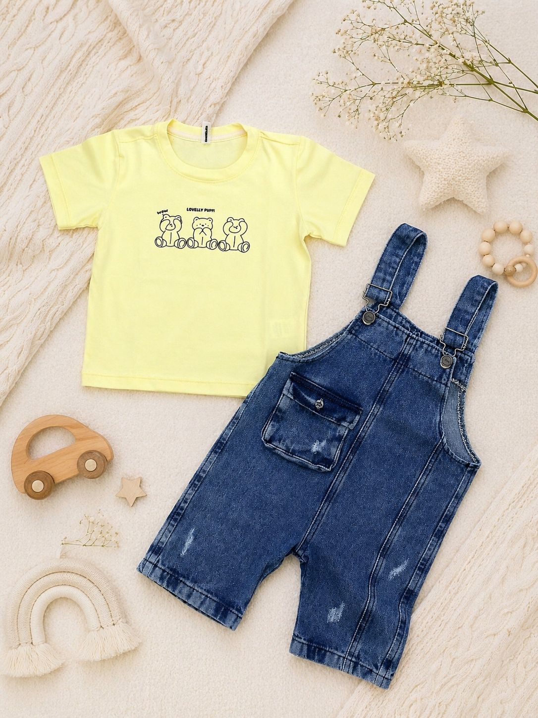 Conjunto Overol Corto Bebé