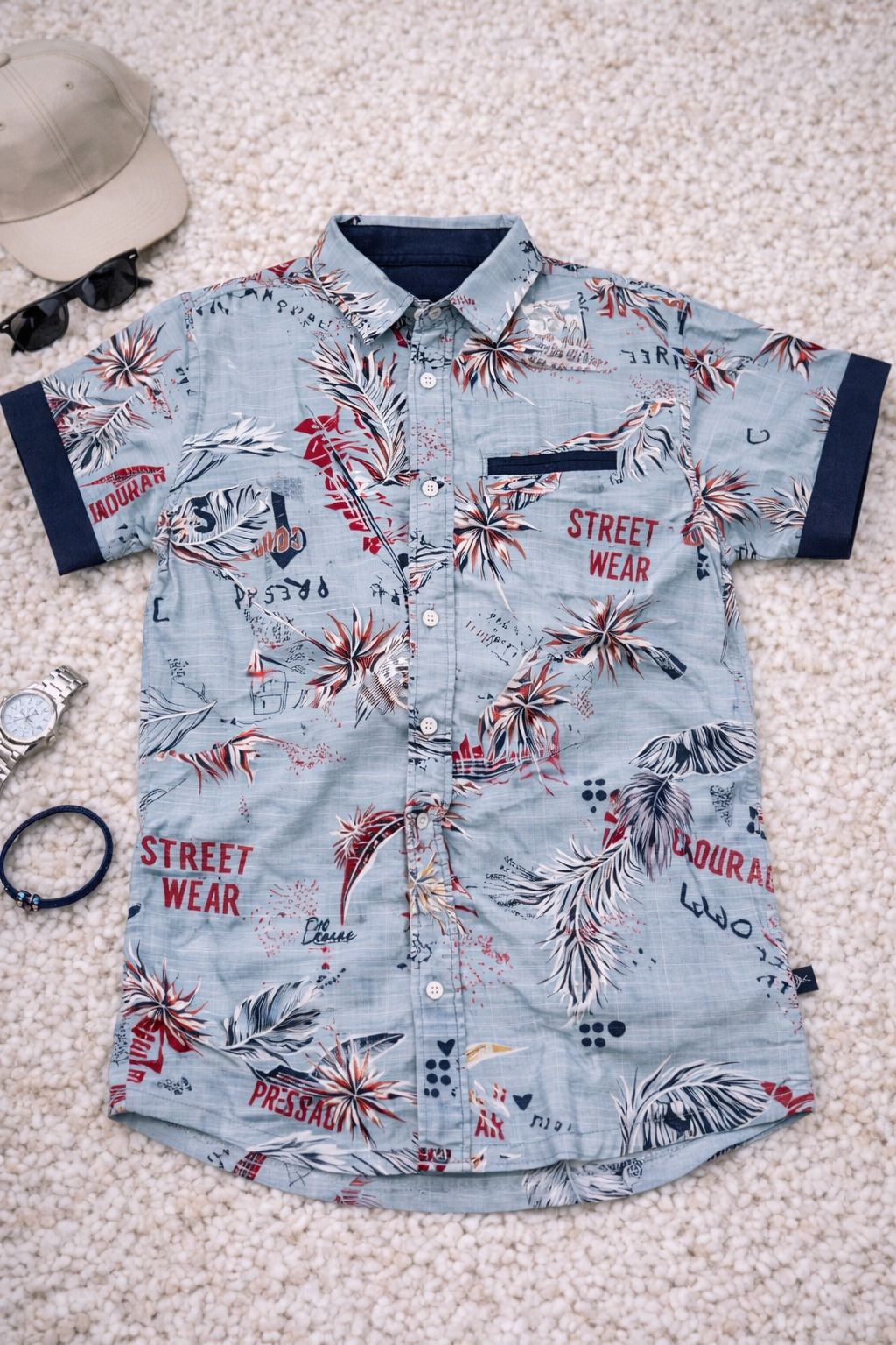 Camisa Manga Corta Ref 040745 Talla 16