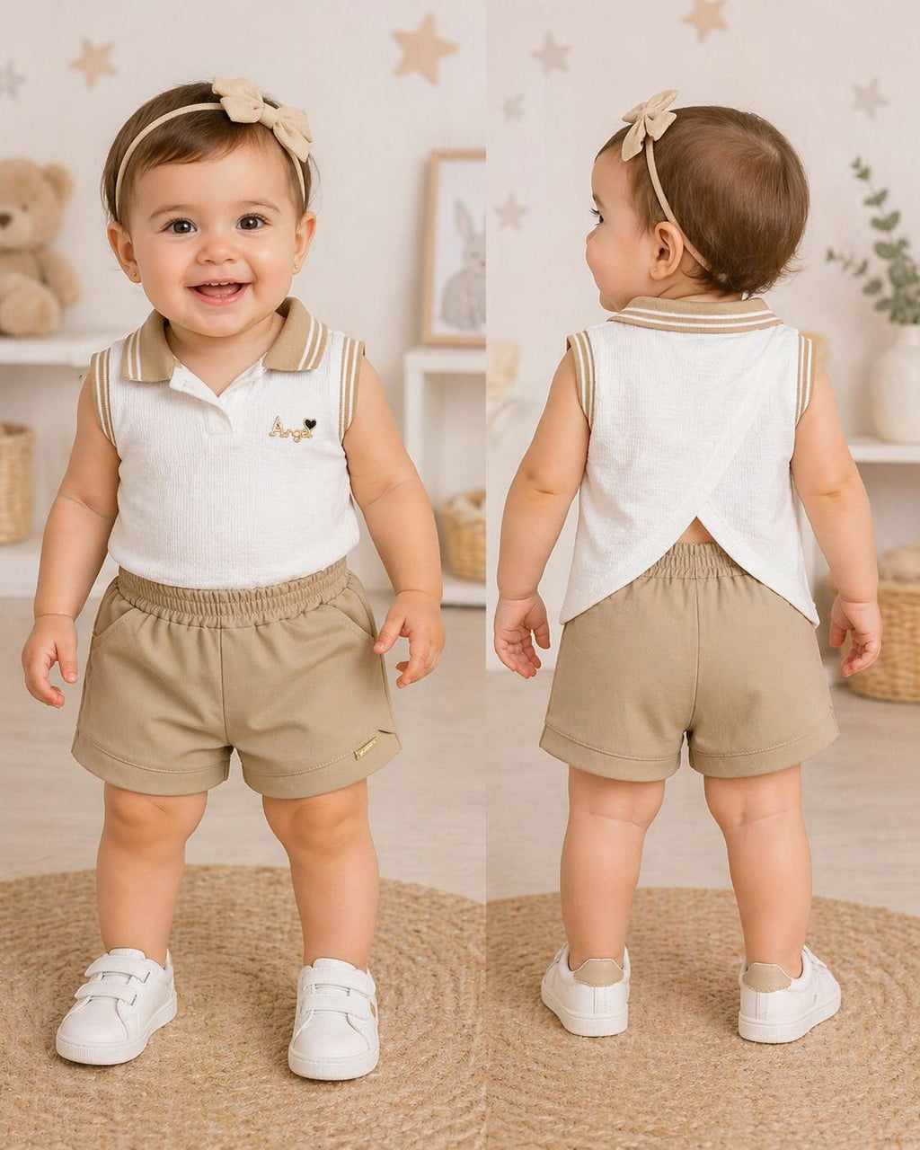 Conjunto Short Bebé Ref 3027