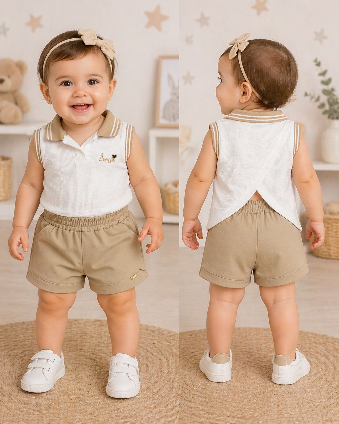Conjunto Short Bebé Ref 3027