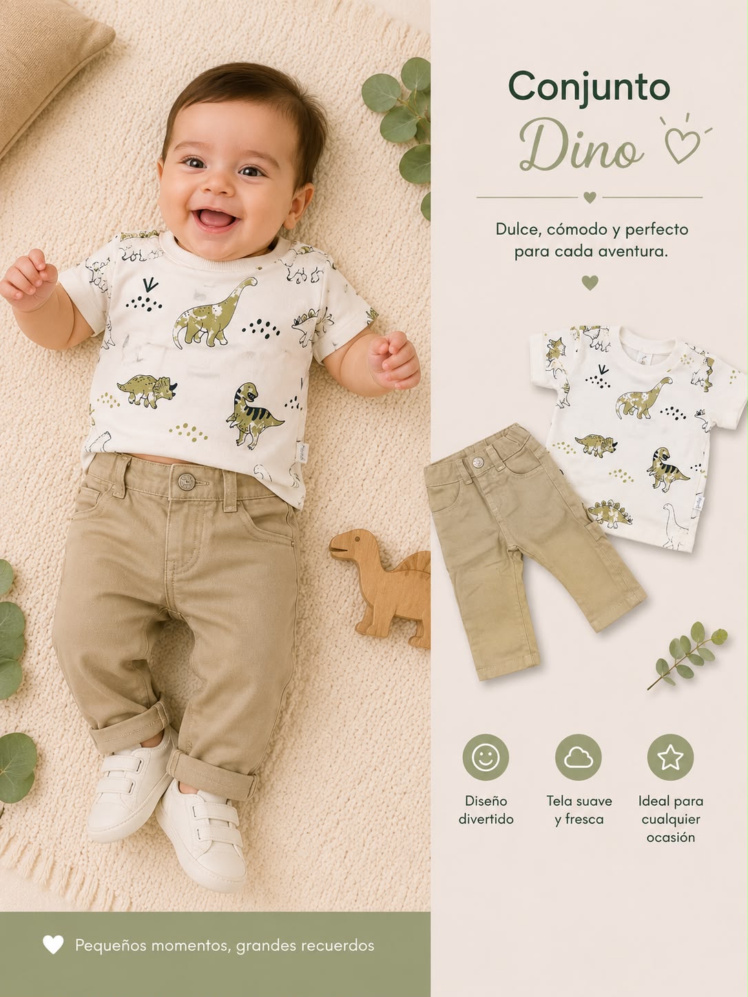 Conjunto Pantalón Bebé ref 51379