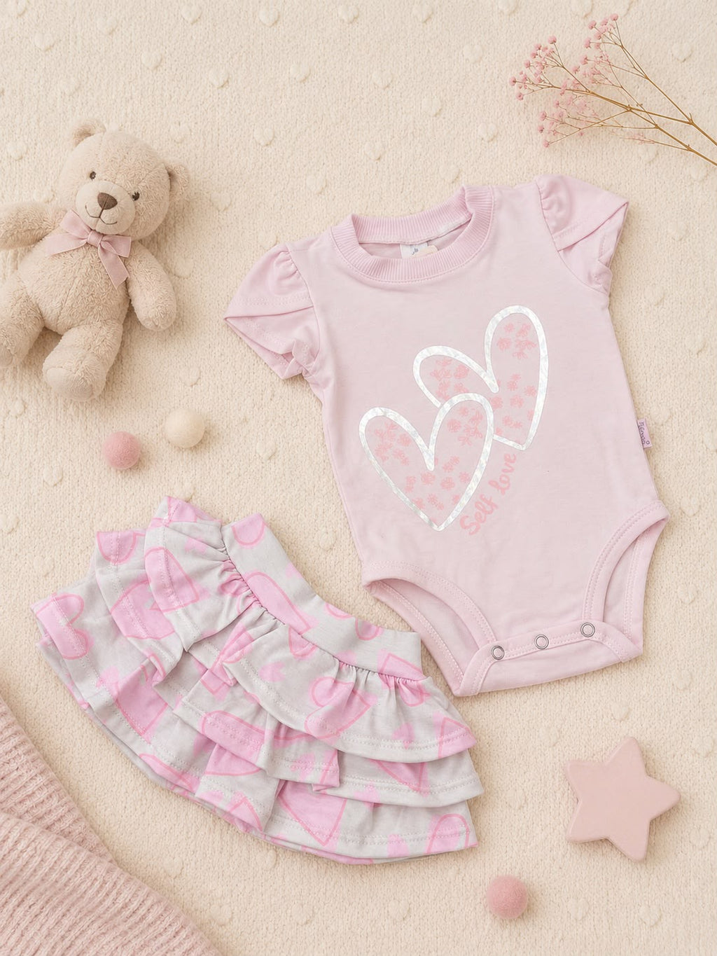 Conjunto Falda Bebé Ref 51410