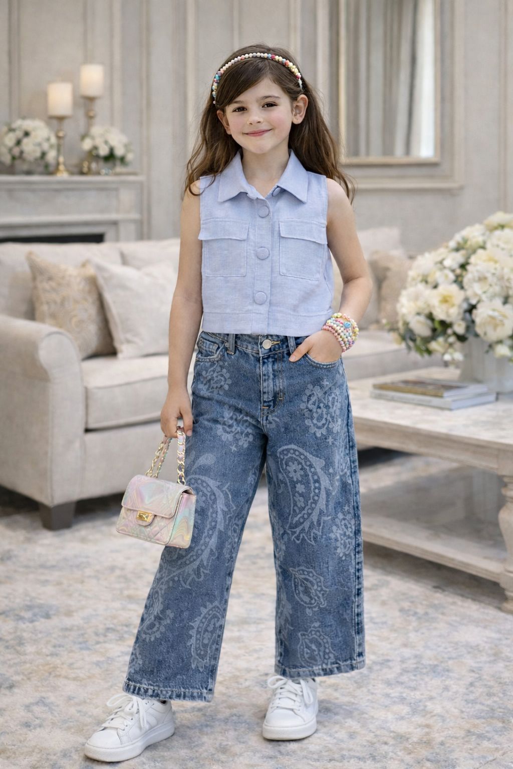 Conjunto Pantalón Niña Ref 7043