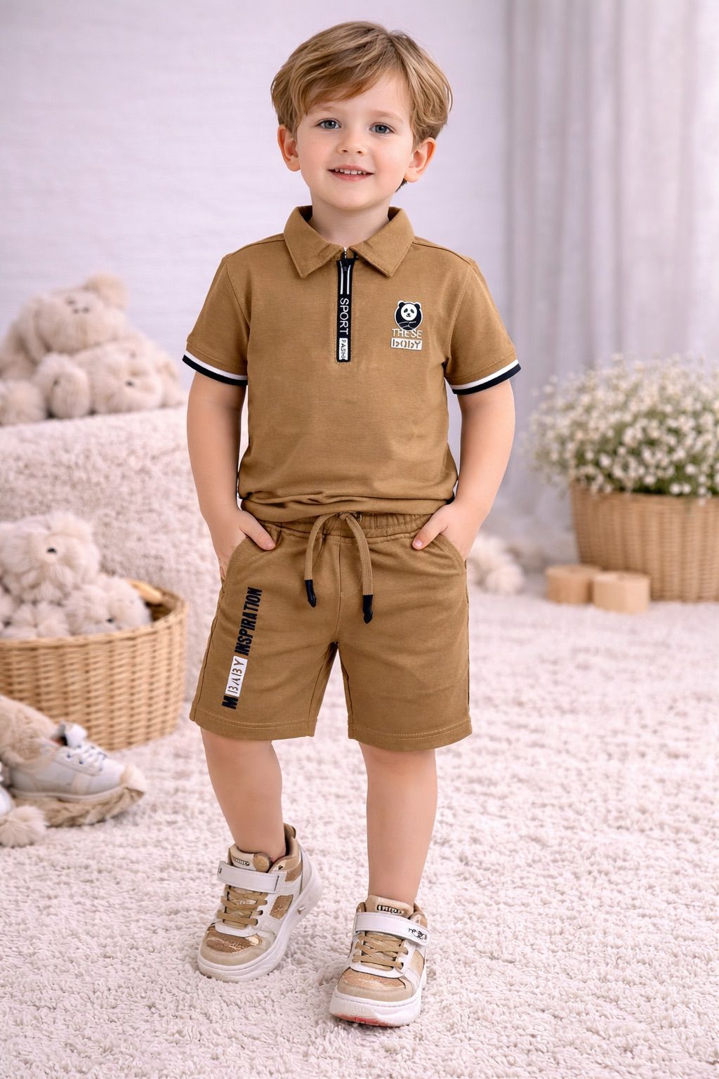 Conjunto Deportivo Corto Bebé Niño  Ref B364