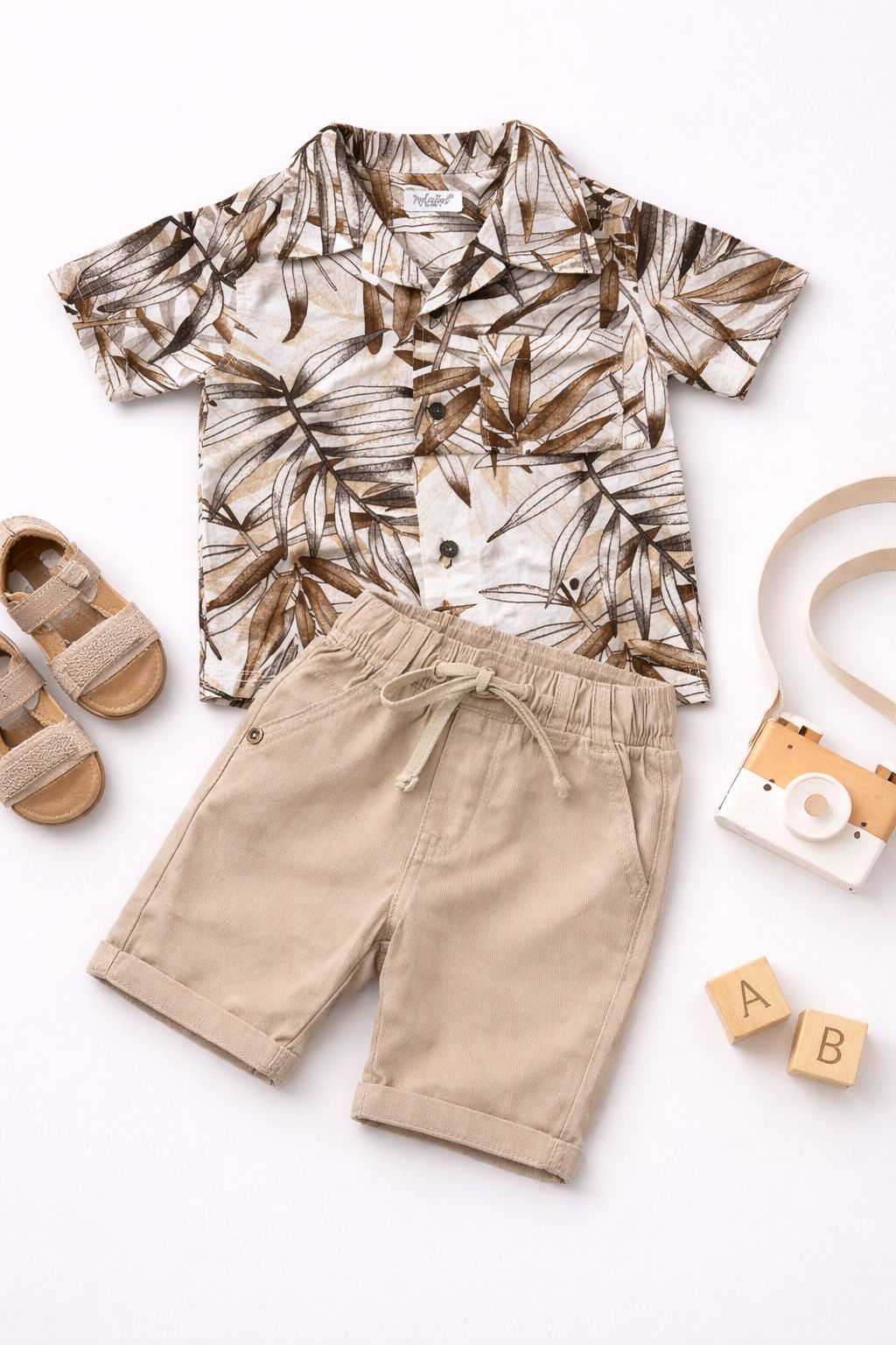 Conjunto Bermuda Bebé Niño  Ref 1654