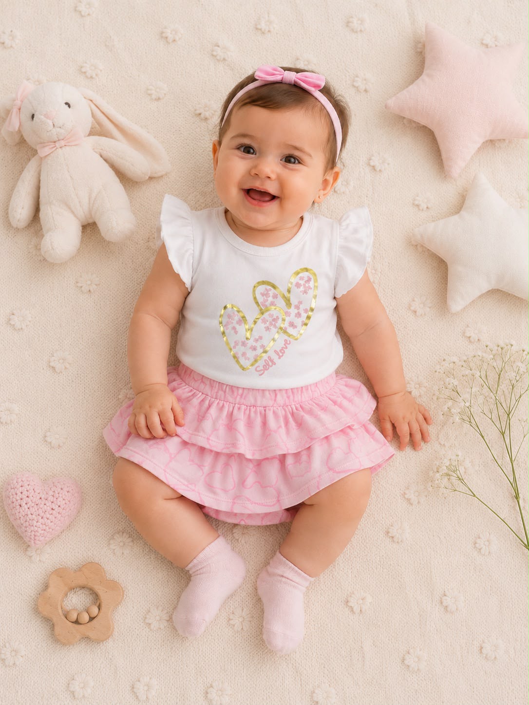 Conjunto Falda Bebé Ref 51410