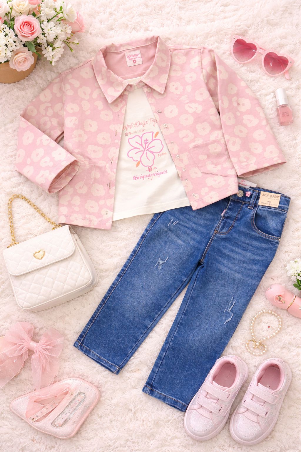 Conjunto trío pantalón bebé rf 8C2609