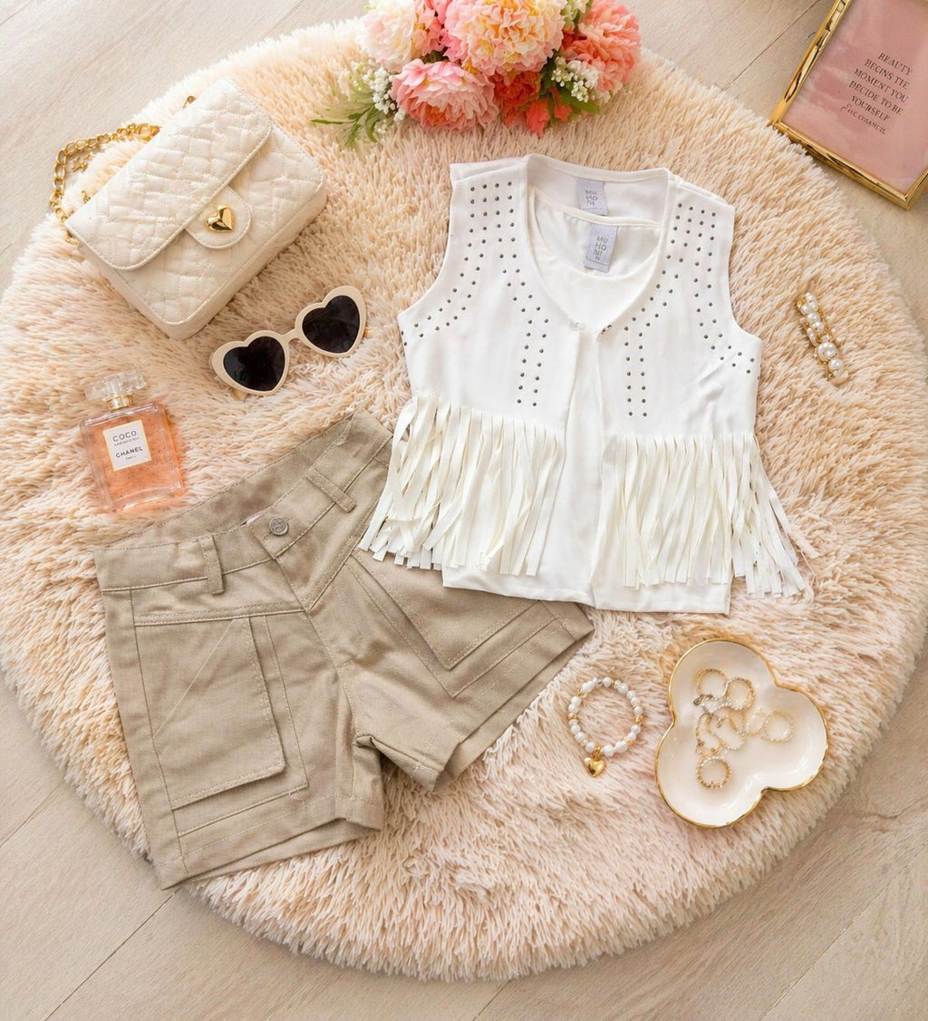 Trío de short niña Ref 22609