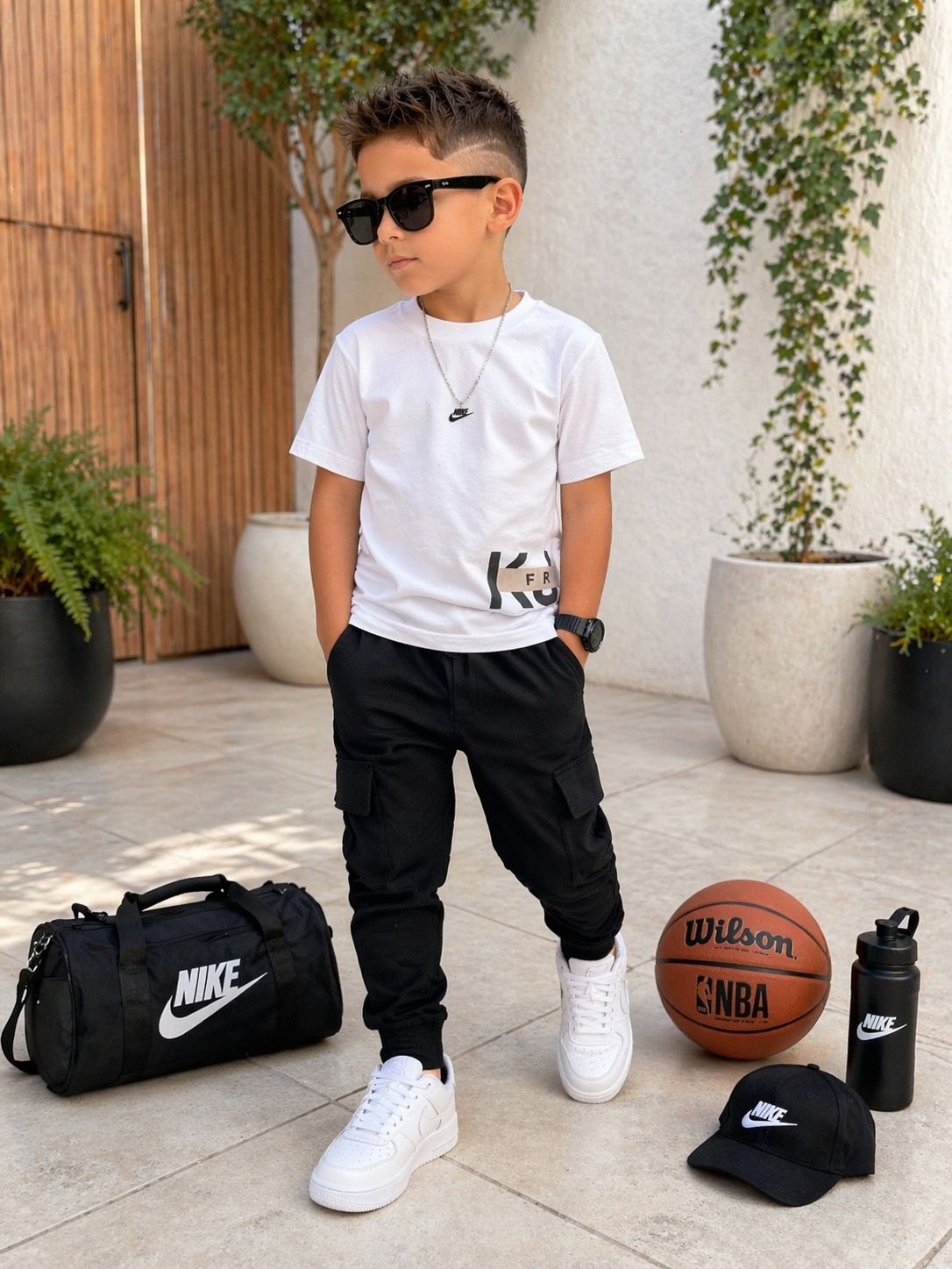 Conjunto deportivo largo niño Ref 30425