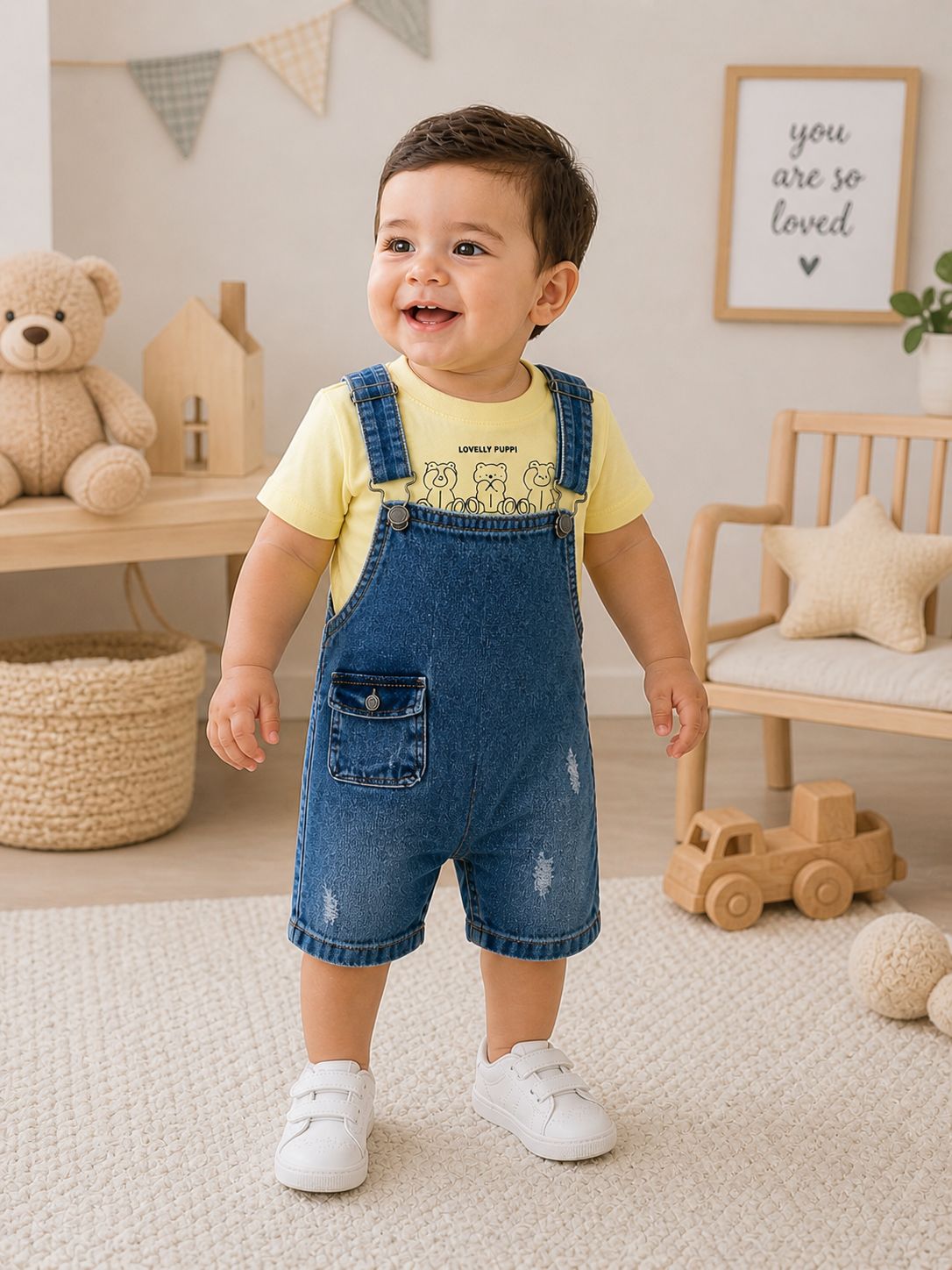 Conjunto Overol Corto Bebé