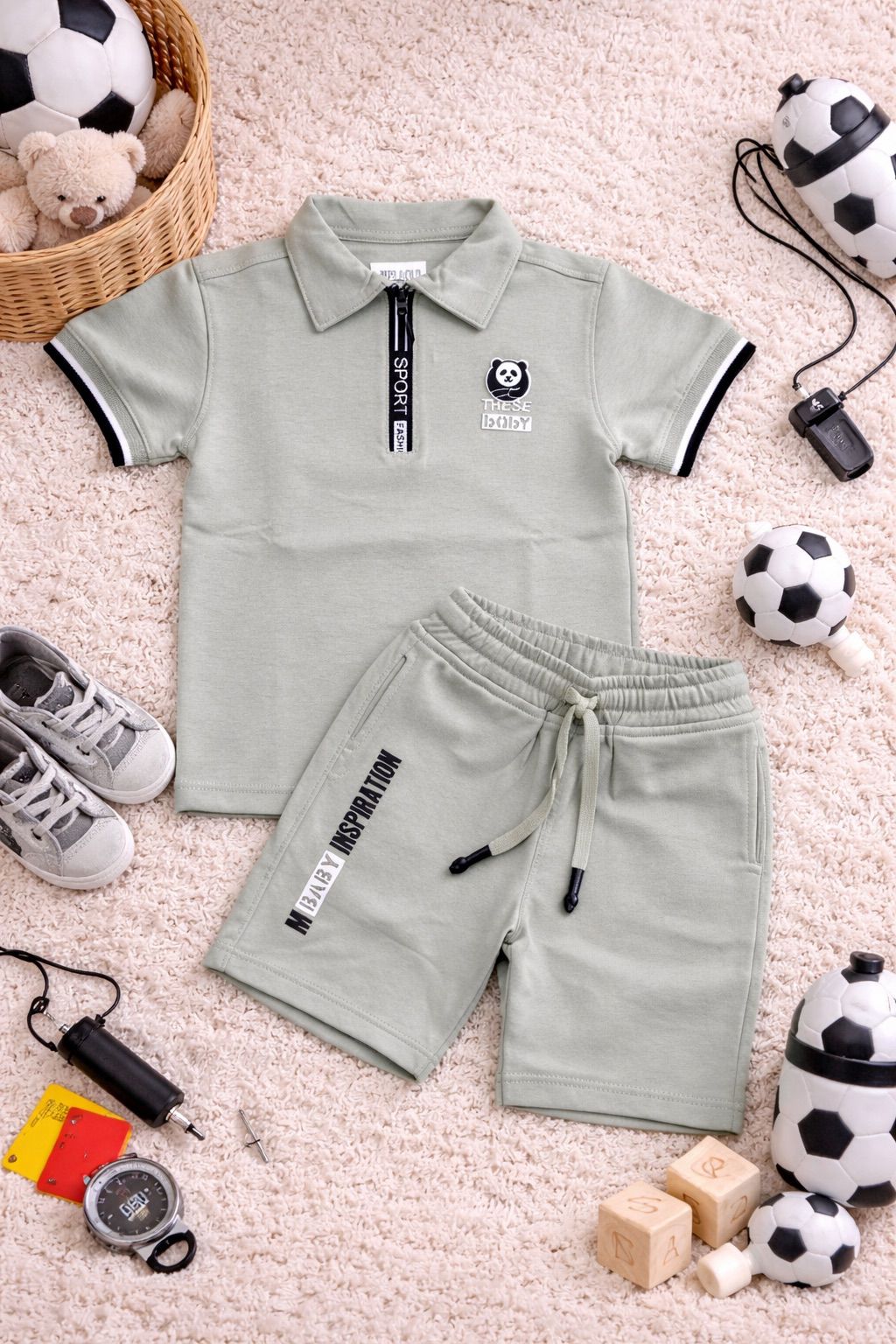 Conjunto Deportivo Corto Bebé Niño  Ref B364