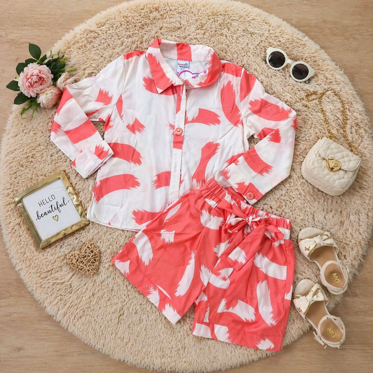 Conjunto Short Niña Ref 2173
