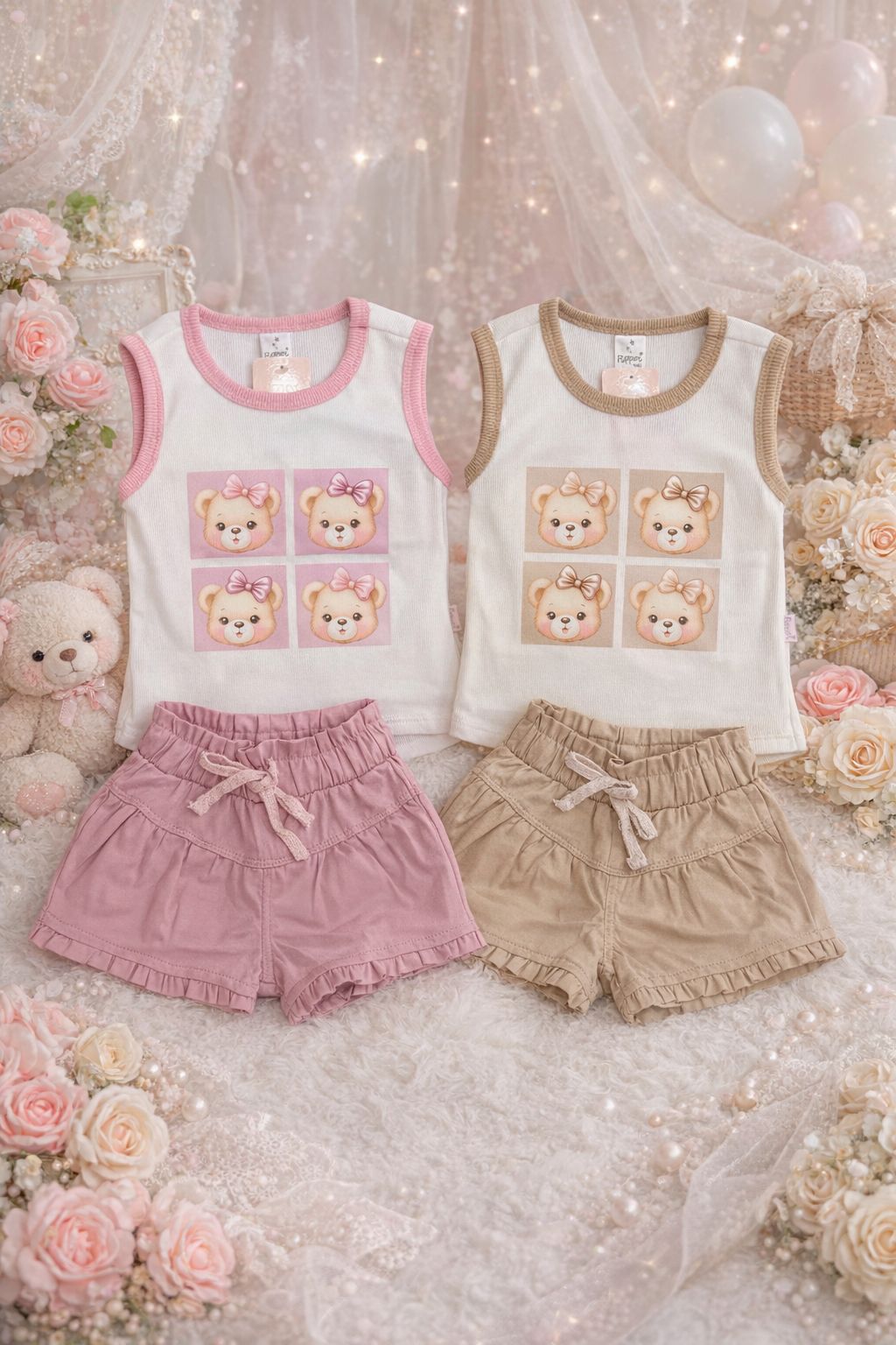 CONJUNTO SHORT PARA BEBE REF 30807