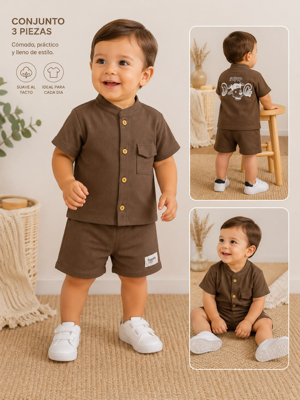 Trío Deportivo Corto Bebé Ref 51477
