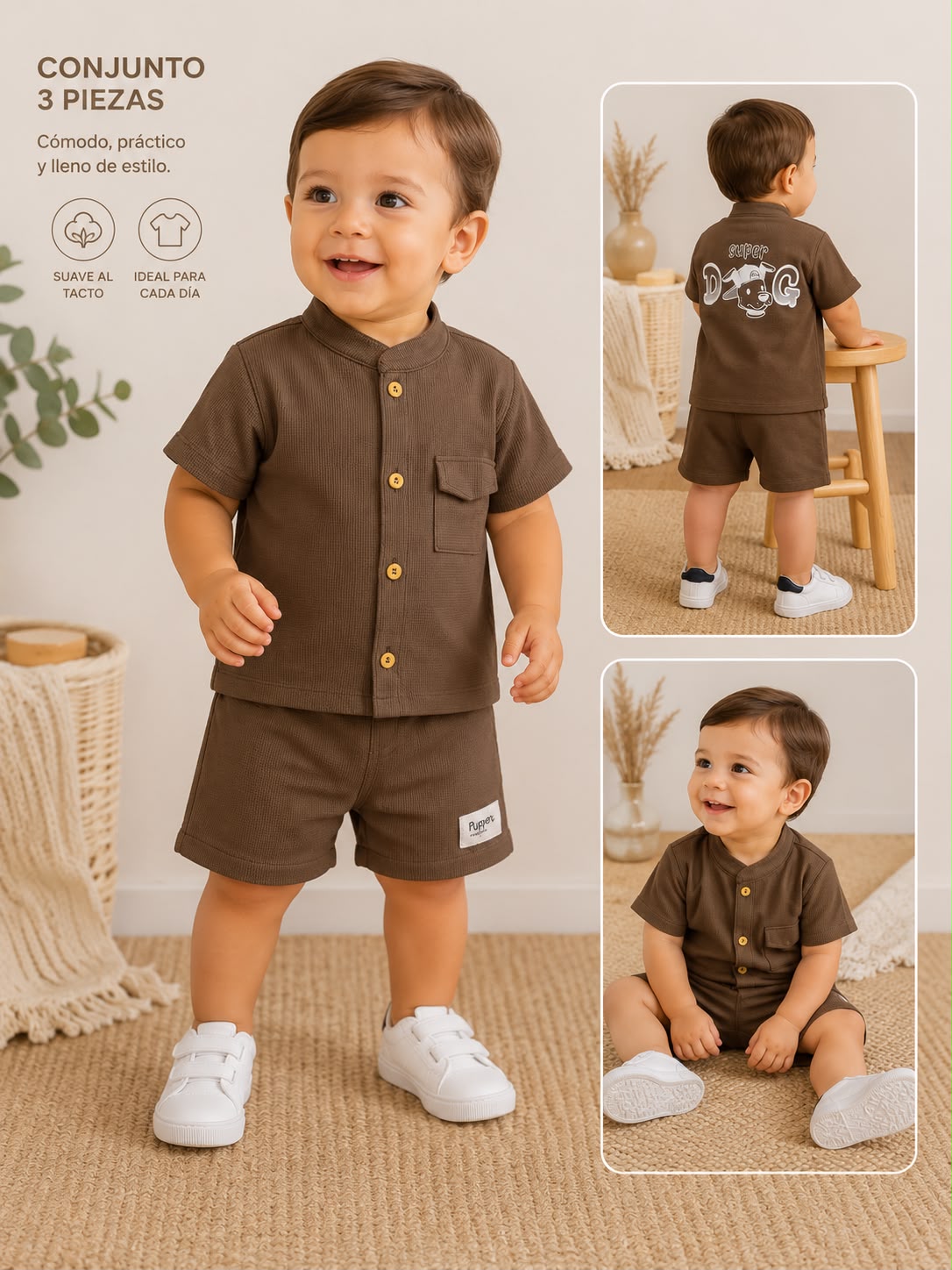 Trío Deportivo Corto Bebé Ref 51477