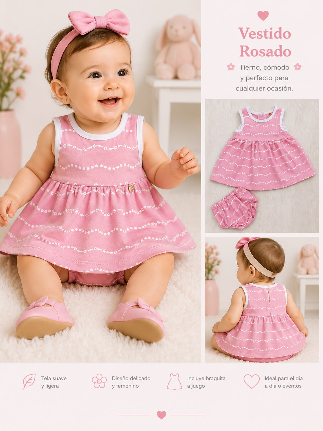 Vestido Bebé Ref 933