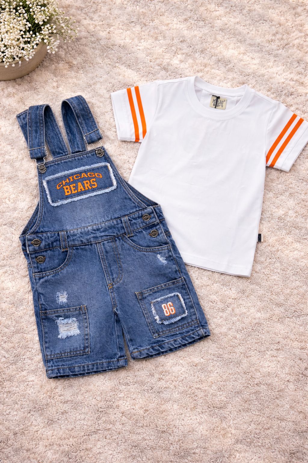 Conjunto Overol Bebé Ref B581
