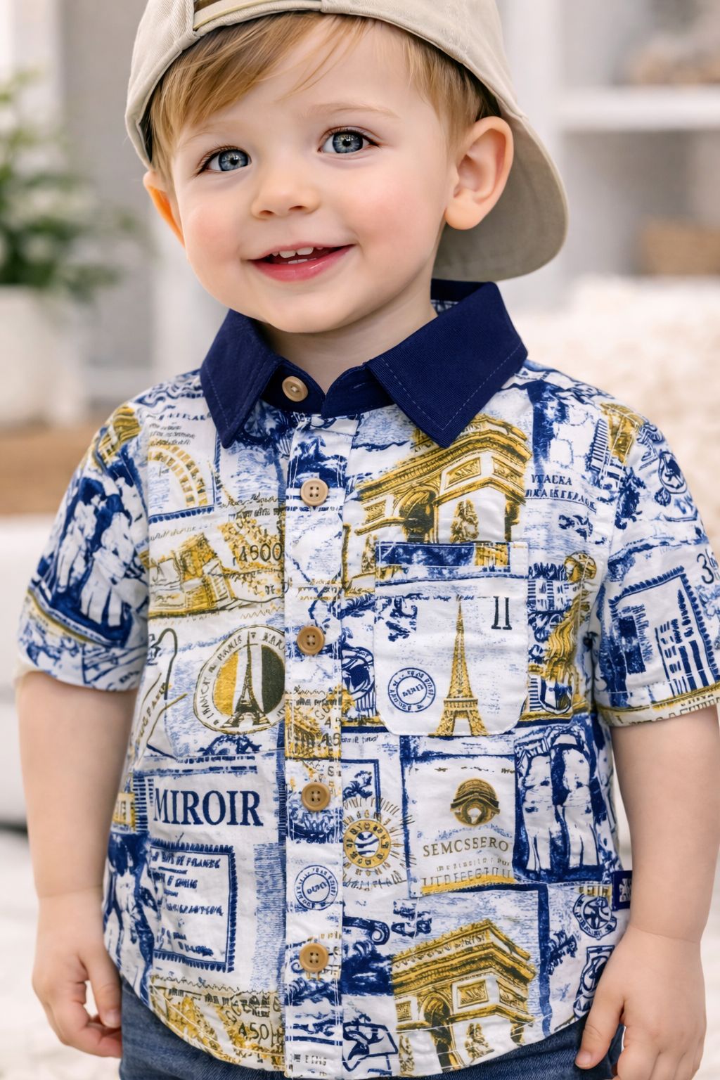 Camisa Manga Corta Bebé Ref C1438