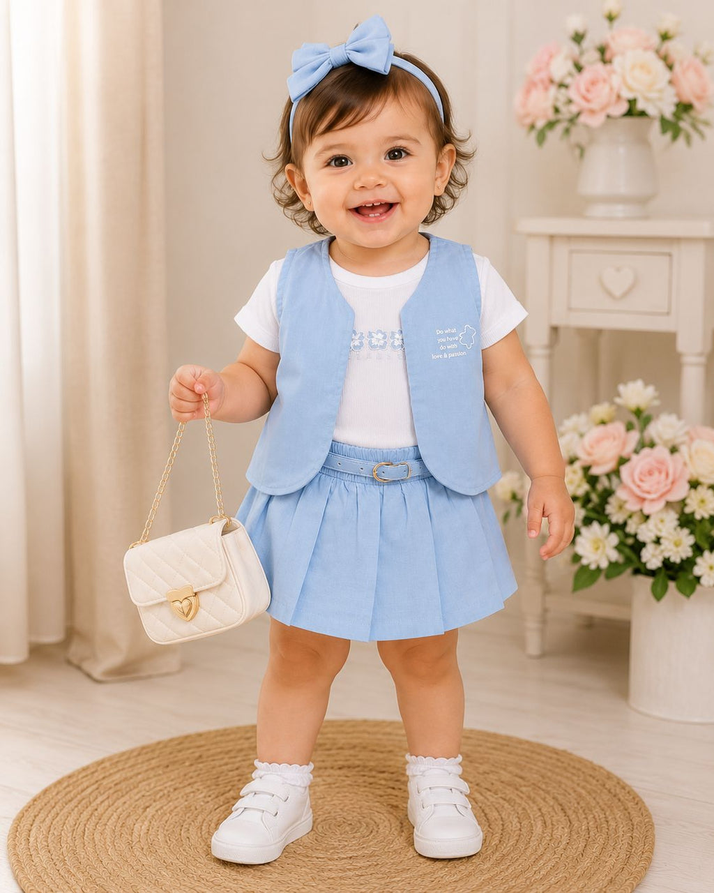Conjunto Falda Short Bebé