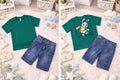 Conjunto Bermuda Bebé Ref 1719