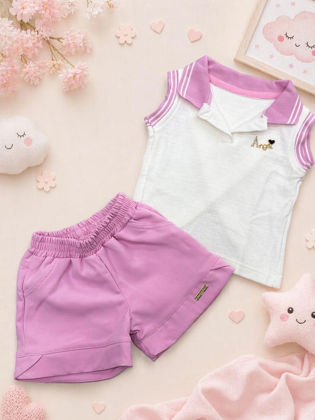 Conjunto Short Bebé Ref 3027