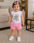 Conjunto Deportivo Falda Short Bebé Ref 5452