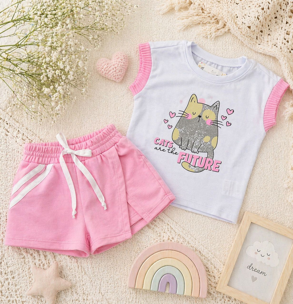 Conjunto Deportivo Falda Short Bebé Ref 5452