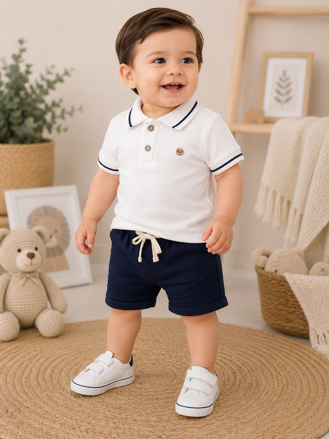 Conjunto Bermuda Bebé Ref CBO042