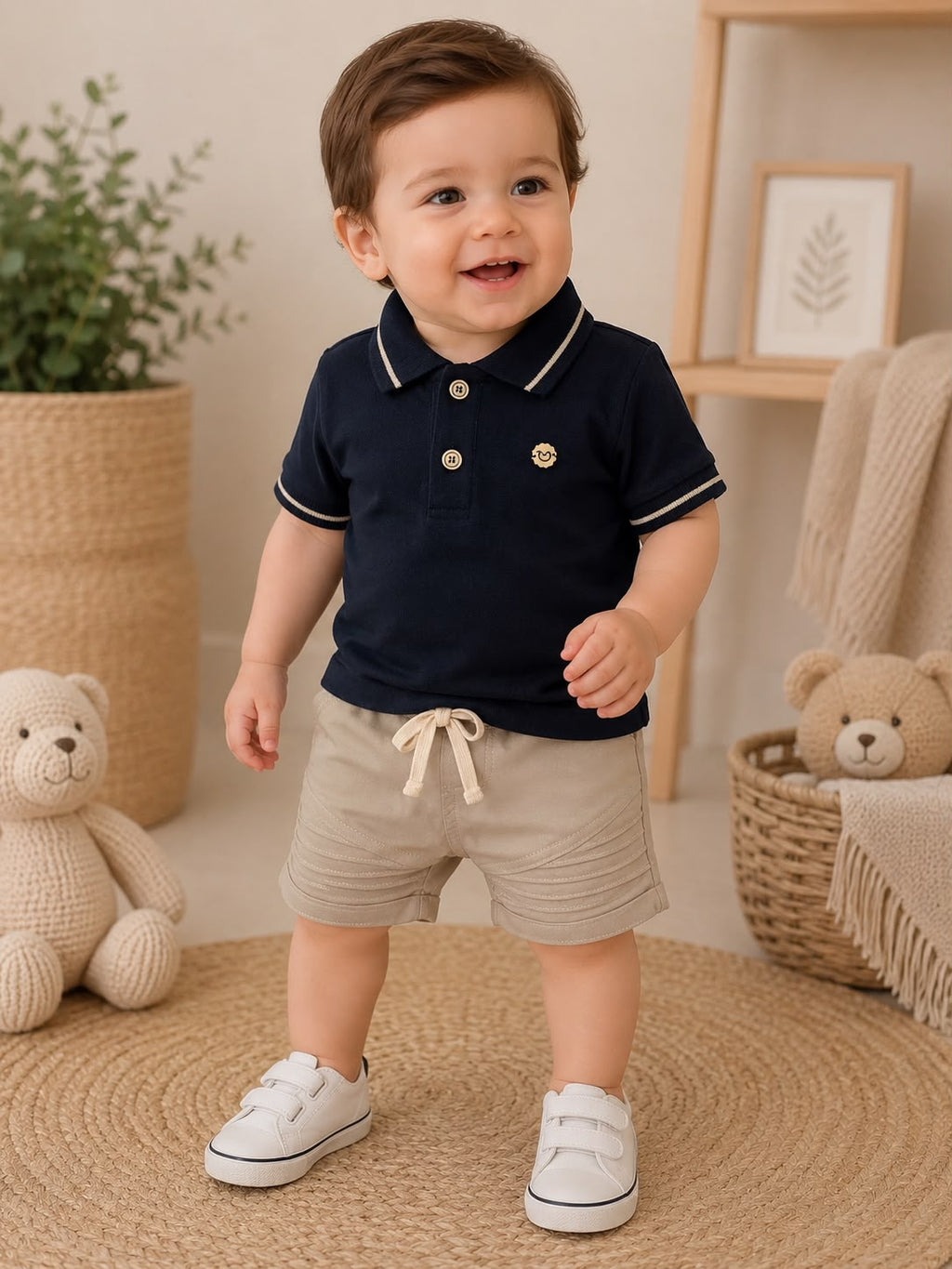 Conjunto Bermuda Bebé Ref CBO042