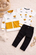Conjunto Trío Pantalón Bebé Niño  Ref 1262